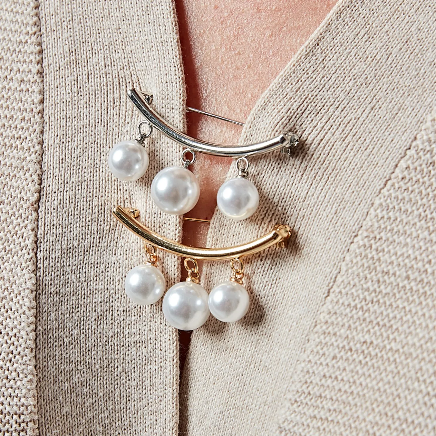 Schmuck-Verschluss Perlen 2er-Set