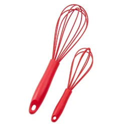 Schneebesen rot Basilico, 2er-Set