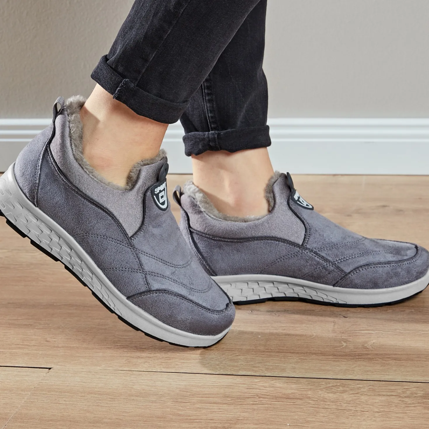 Schuh "Elke" grau