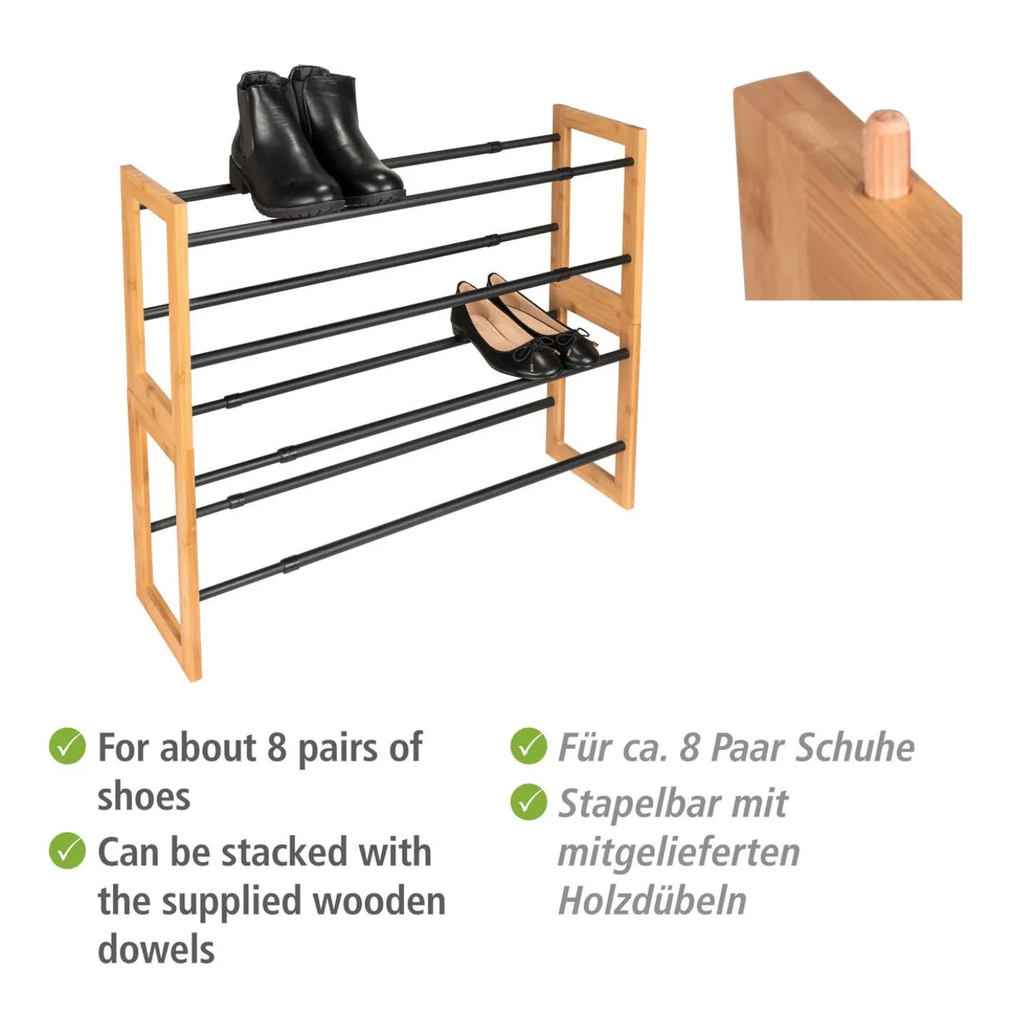 Schuhregal Ecori WENKO