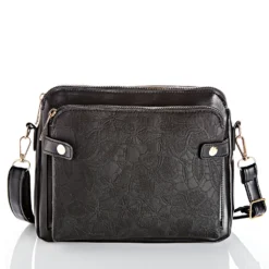Schultertasche "Amelie" schwarz Amélie di Santi
