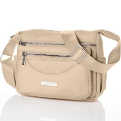 Schultertasche "Lily" beige