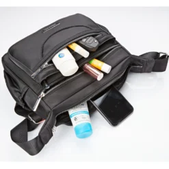 Schultertasche "Lily" schwarz