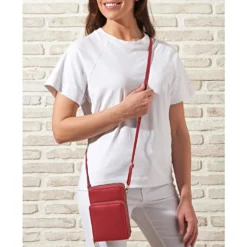 Schultertasche rot Amélie di Santi