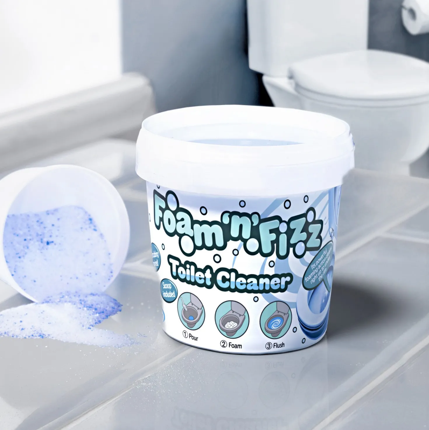 Schäumender WC-Reiniger "Foam & Fizz"
