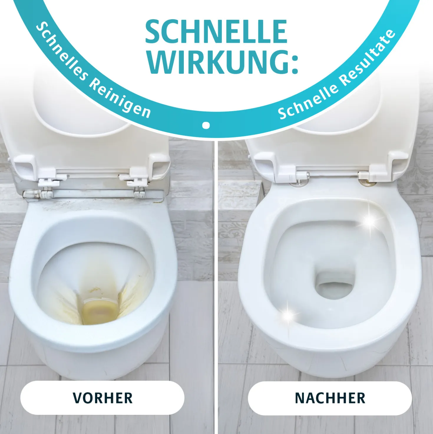 Schäumender WC-Reiniger "Foam & Fizz"
