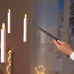Schwebende LED-Kerzen mit Zauberstab-Fernbedienung 10er-Set Eldo