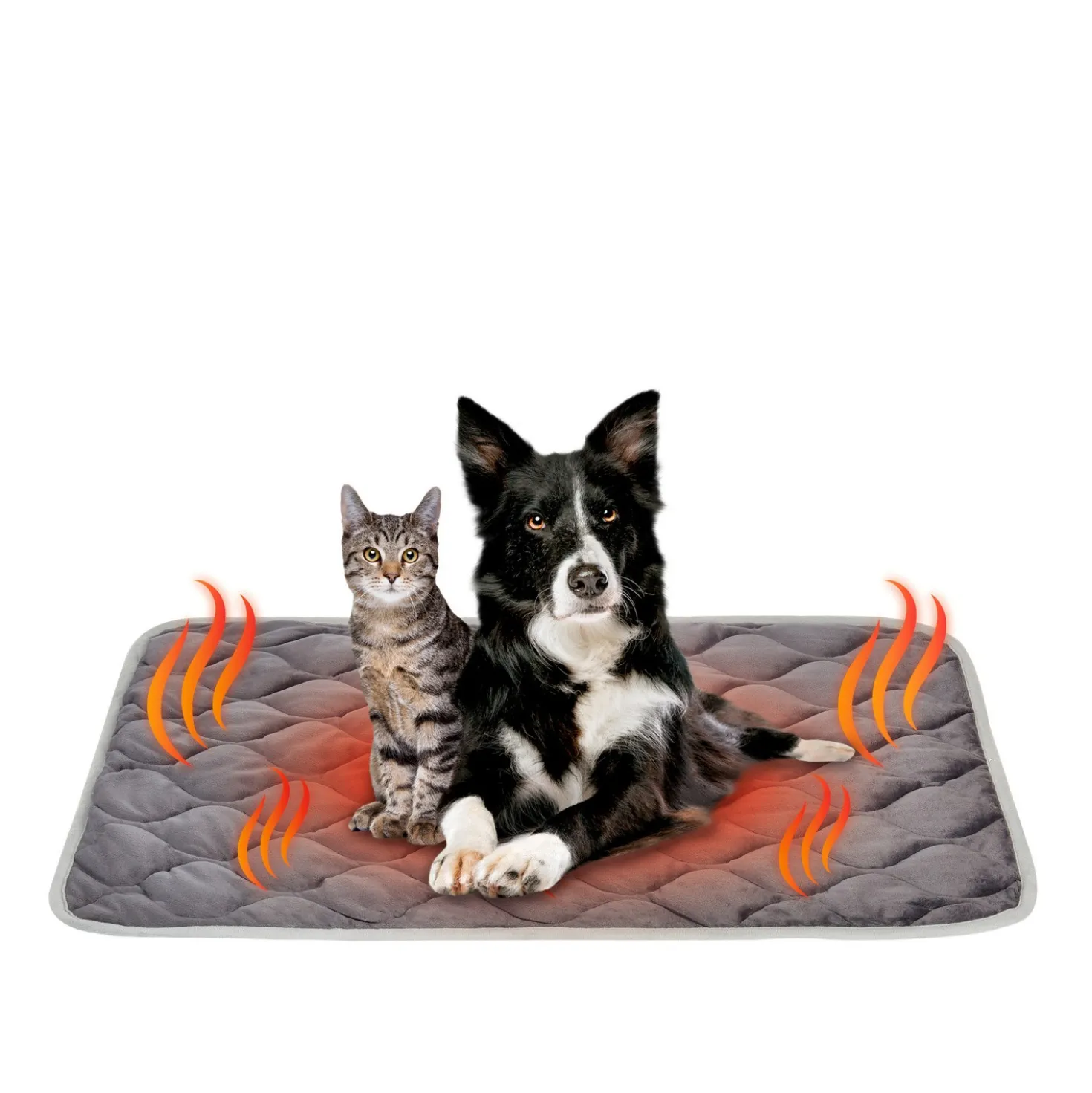 Selbstwärmende Kuschelmatte Haustier 88x58 cm