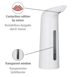 Sensor-Seifen- & Desinfektionsspender „Larino“, 400 ml, weiß WENKO