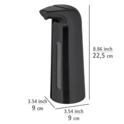 Sensor-Seifen- & Desinfektionsspender „Larino“, 400 ml, schwarz WENKO