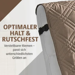 Sesselüberwurf beige Eldo