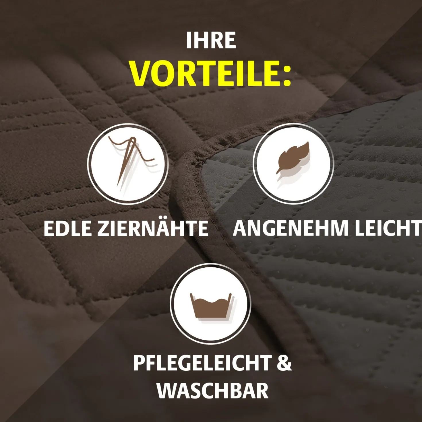 Sesselüberwurf beige Eldo