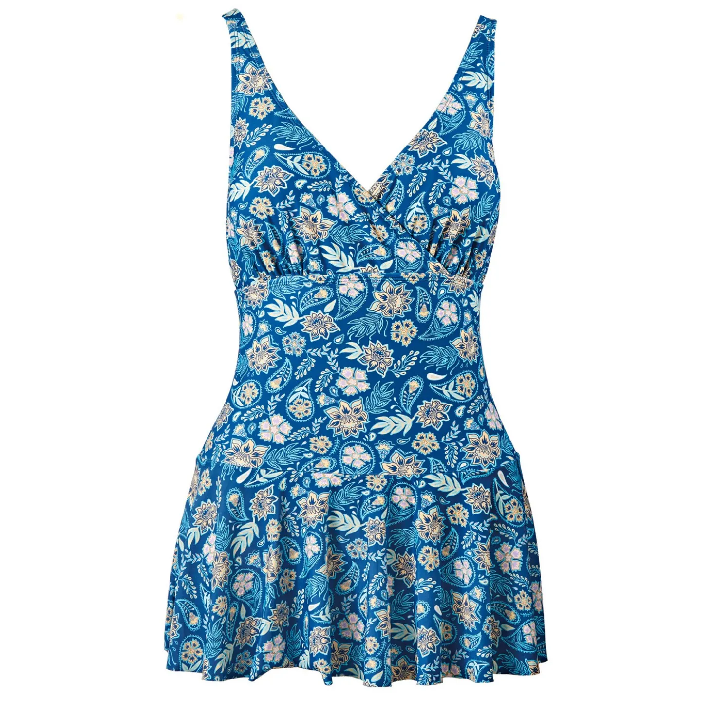 Shape-Badeanzug "Blumen" mit stützenden Soft-Cups