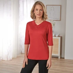 Shirt "Rieke" bordeaux Amélie di Santi