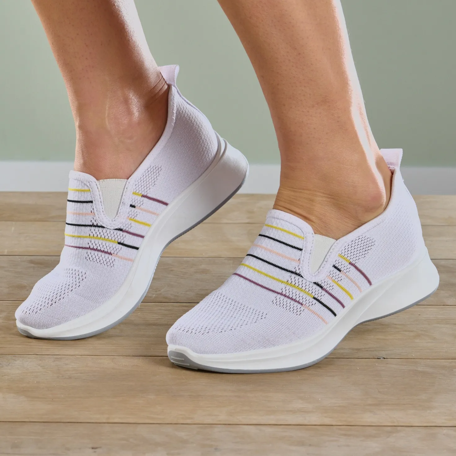 Slipper "Liz" weiß