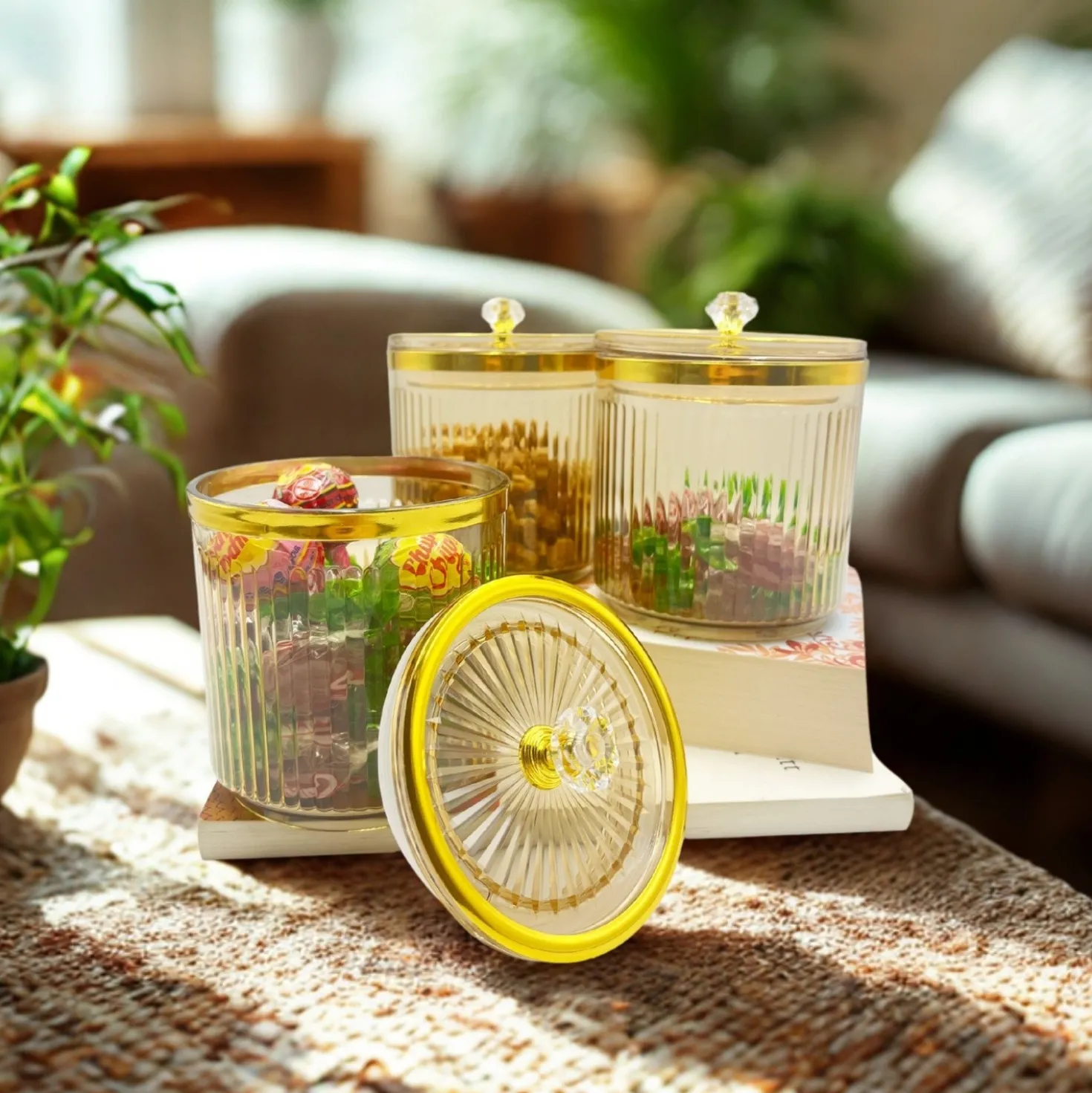 Snackbox mit Deckel 3er-Set Eldo