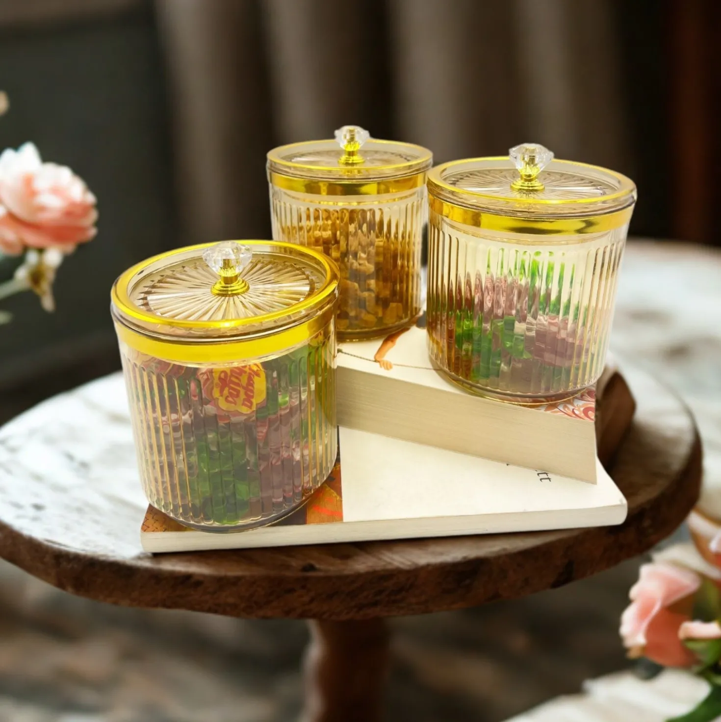 Snackbox mit Deckel 3er-Set Eldo