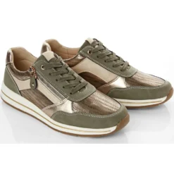 Sneaker "Anouk" grün-bronze