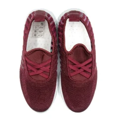 Sneaker elastisch, bordeaux