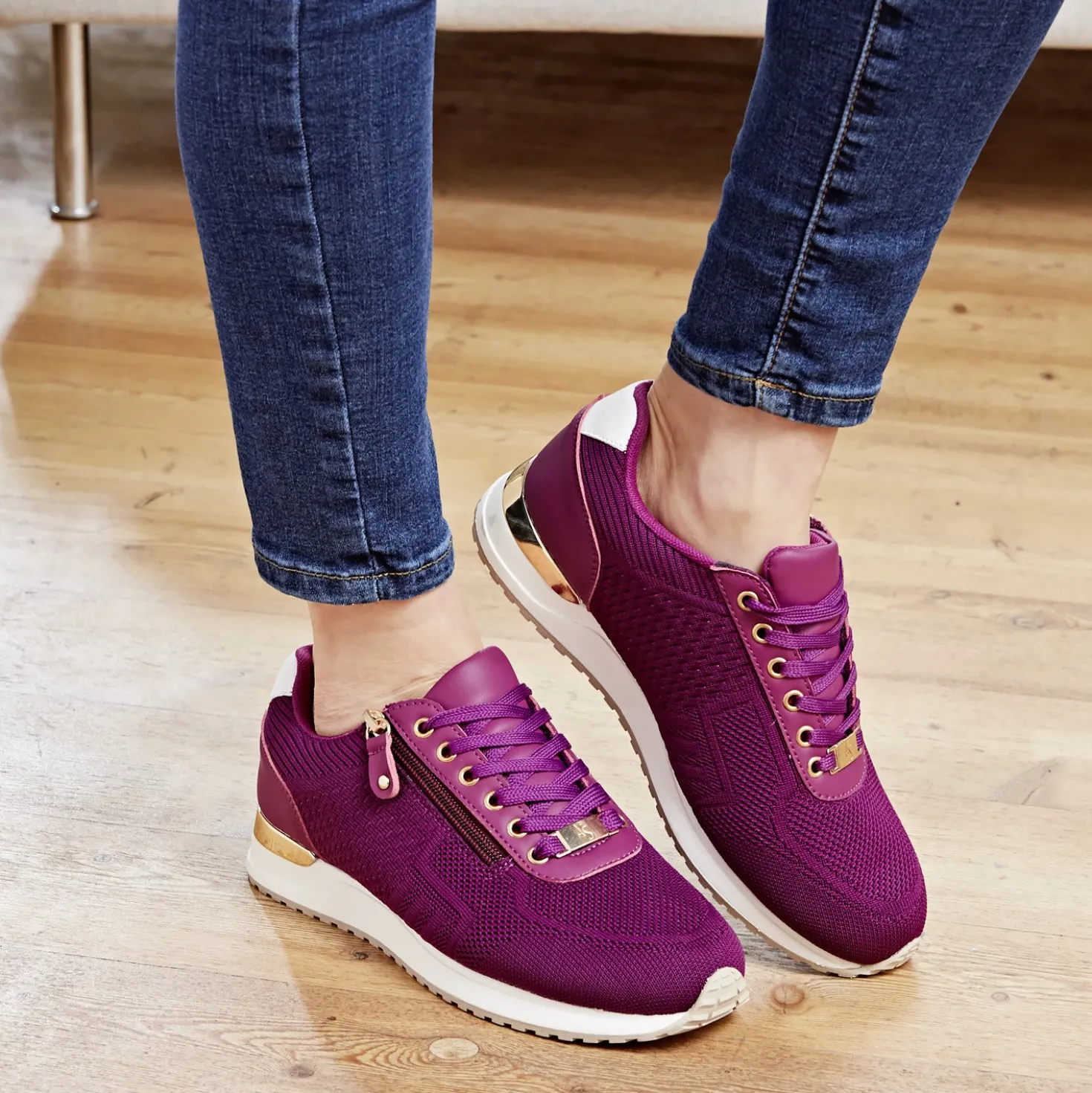 Sneaker "Marla" fuchsia Amélie di Santi
