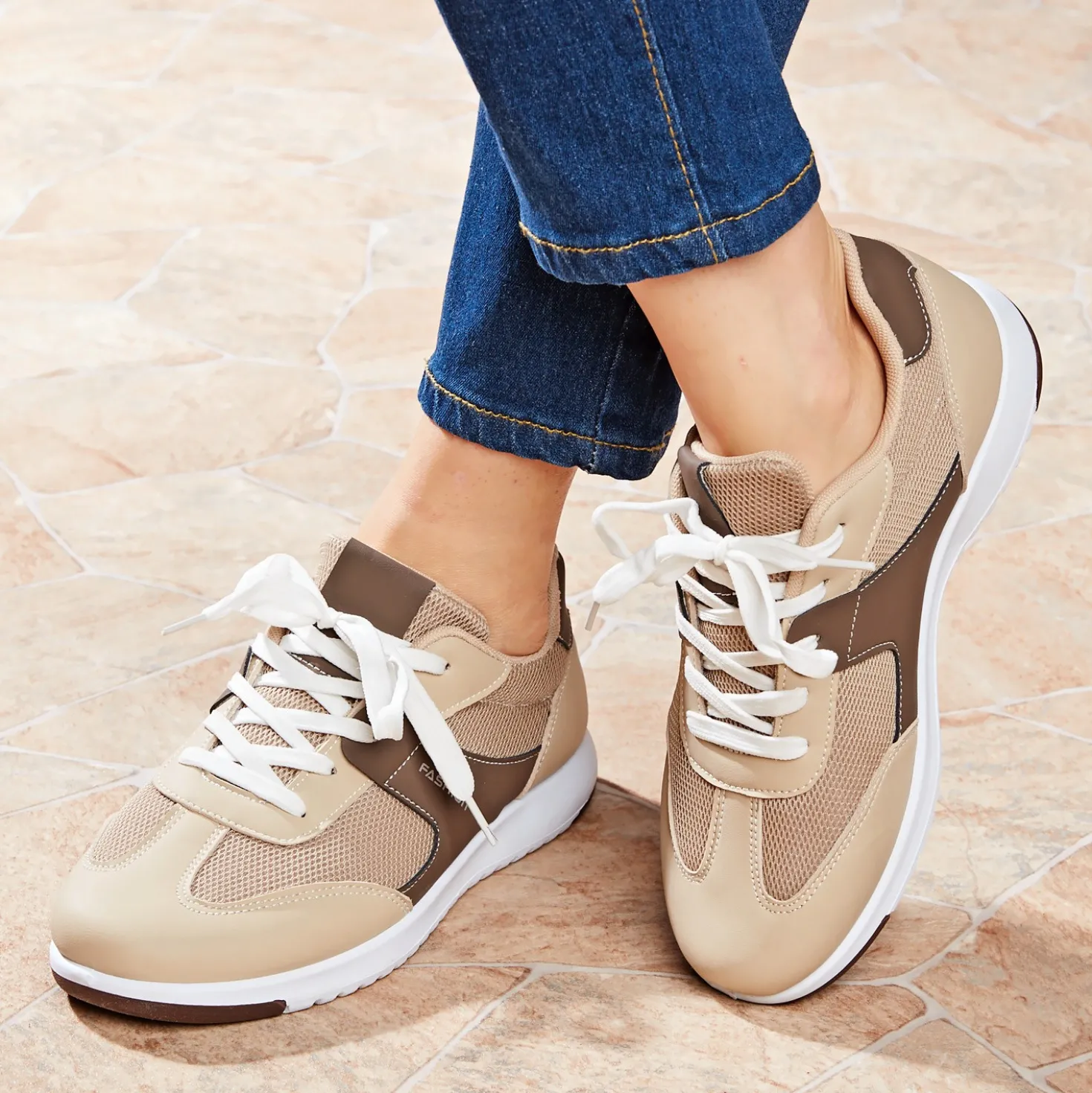Sneaker "Milli" beige