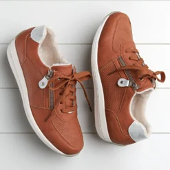 Sneaker "Tanja" cognac