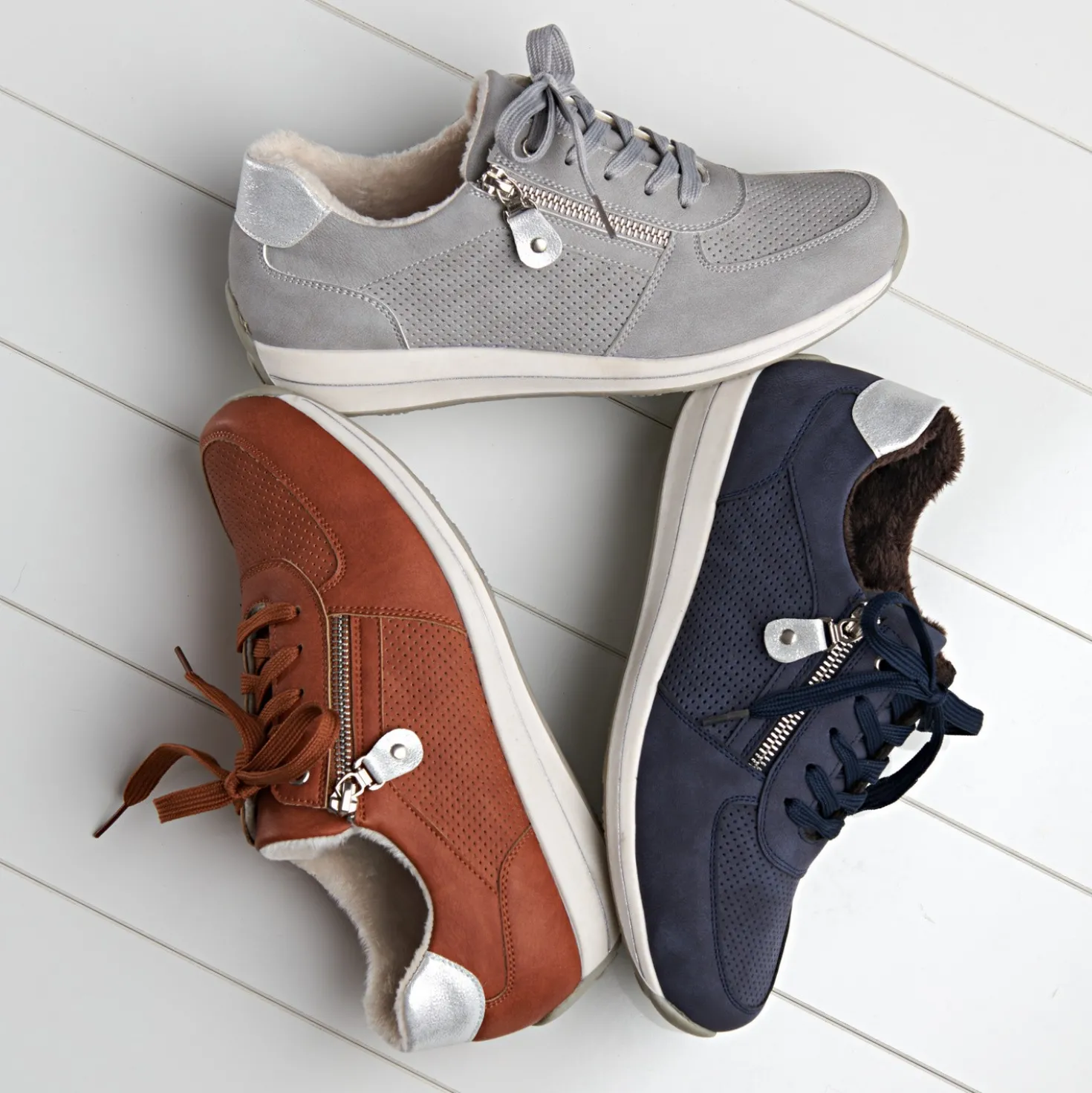 Sneaker "Tanja" cognac