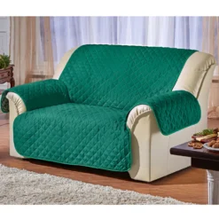 Sofaüberwurf 3-Sitzer grün 188 x 280 cm