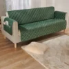 Sofaüberwurf 3-Sitzer grün 180 x 150 cm Eldo
