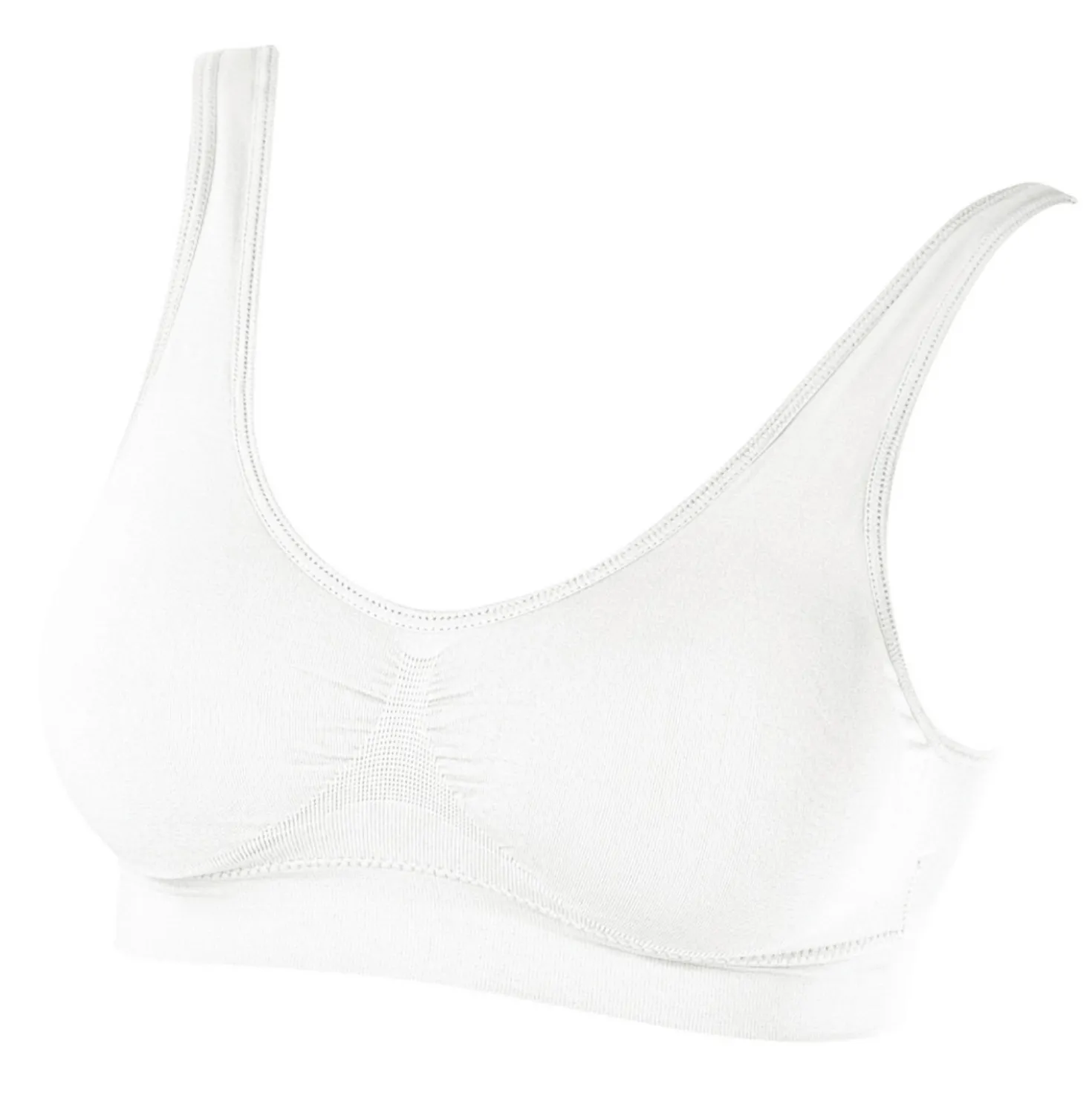 Soft-BH weiß/schwarz/haut 3er-Set