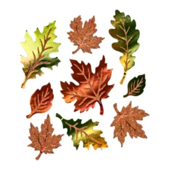 Soft-Fensterbilder "Herbstlaub"