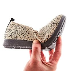 Soft-Slipper "Vicky" beige-schwarz