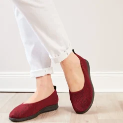Soft-Slipper "Vicky" bordeaux