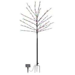Solarbaum mit LED-Blüten 1,20 m hoch Gainsborough
