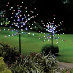 Solarbaum mit LED-Blüten 1,20 m hoch Gainsborough