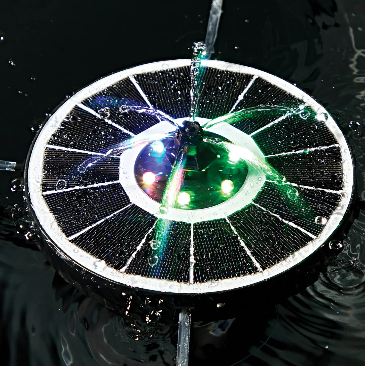 Solar-Brunnen mit Farbwechsel Gainsborough