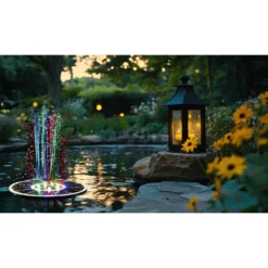 Solar-Brunnen mit Farbwechsel Gainsborough