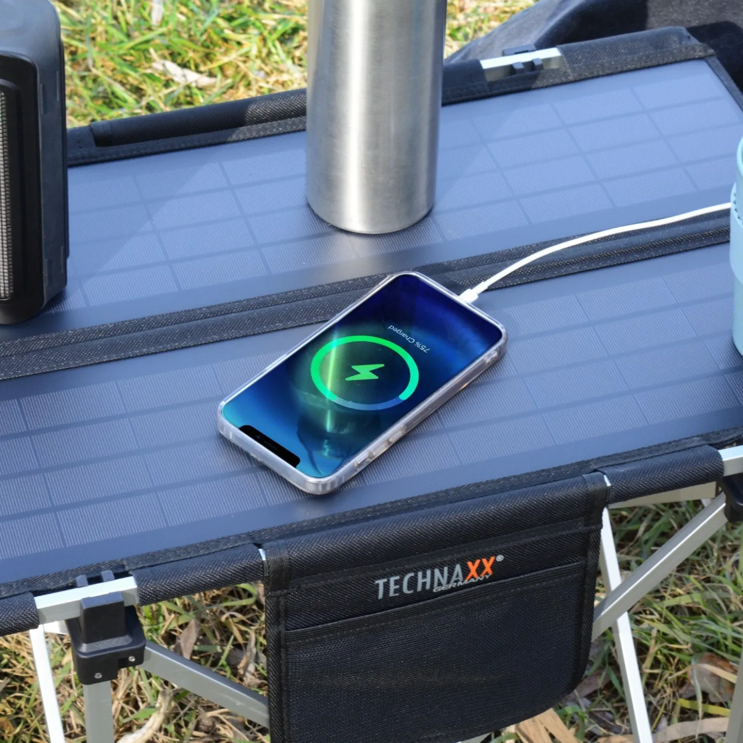 Solar Campingtisch faltbar 20 W Technaxx