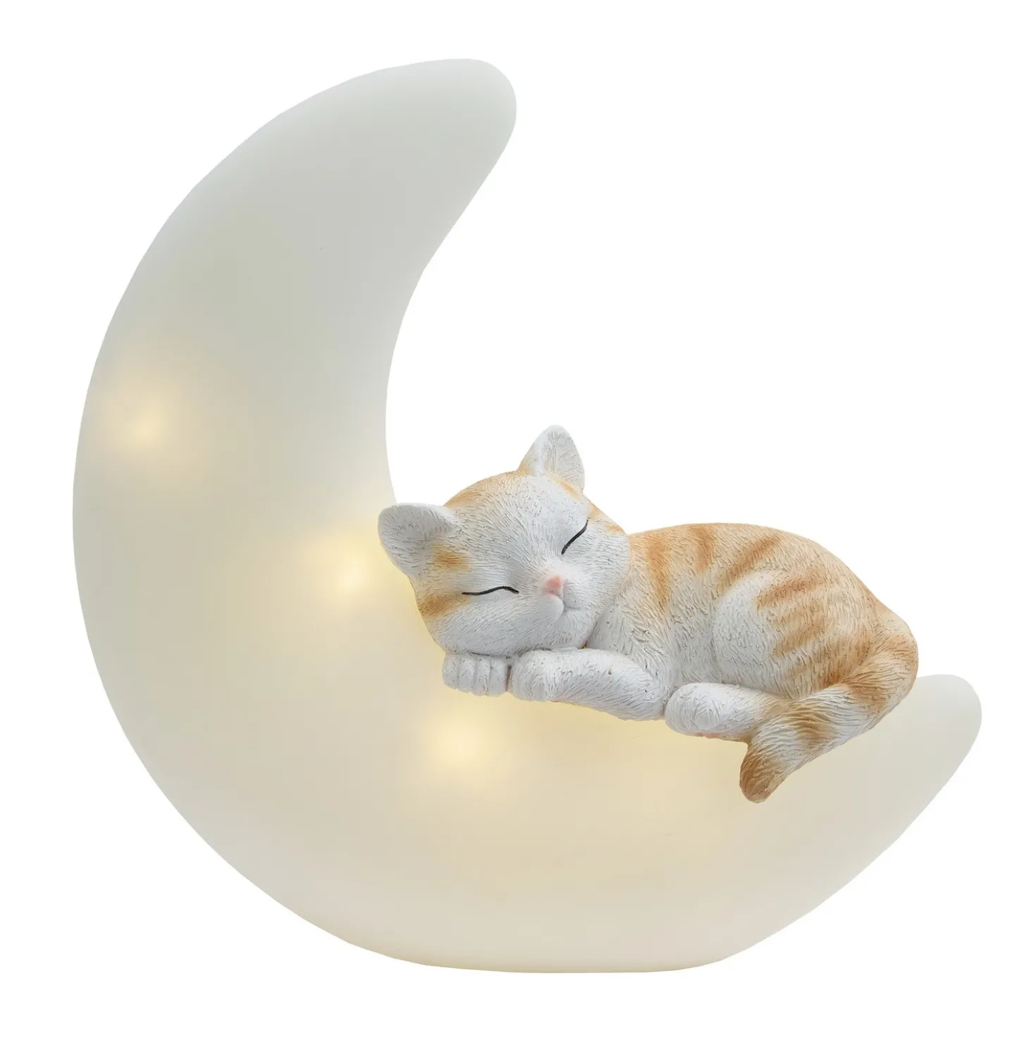 Solardeko "Katze auf dem Mond"