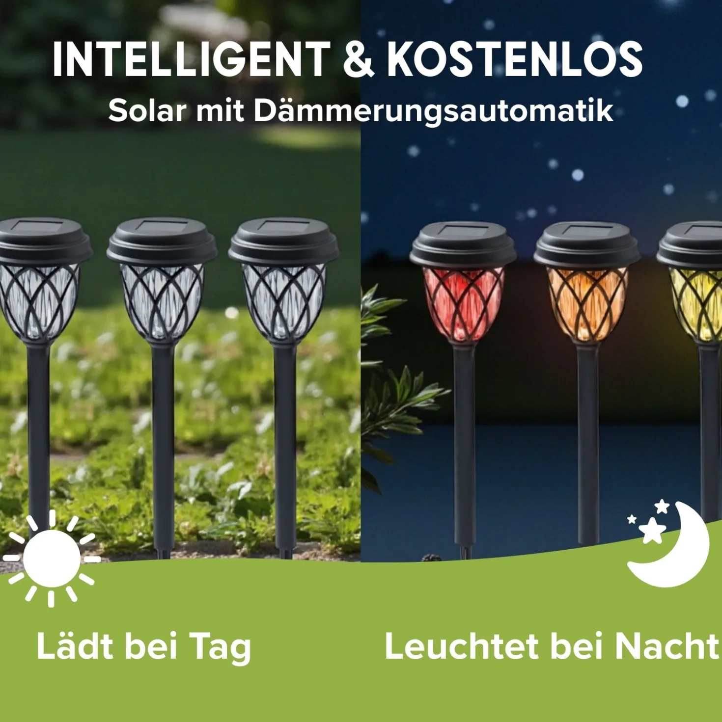 Solar-Laternen 6er-Set Gainsborough
