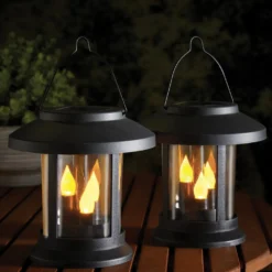 Solar-Laternen 3-in-1 mit Steckstab 2er-Set Gainsborough