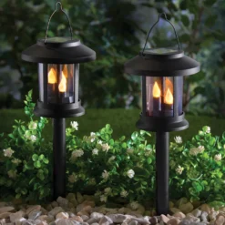 Solar-Laternen 3-in-1 mit Steckstab 2er-Set Gainsborough