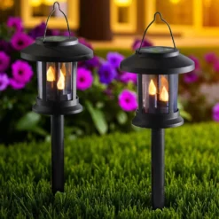 Solar-Laternen 3-in-1 mit Steckstab 2er-Set Gainsborough