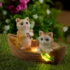 Solarleuchte "Katzen im Boot" Gainsborough