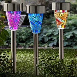 Solarleuchte "Mosaik", gelb