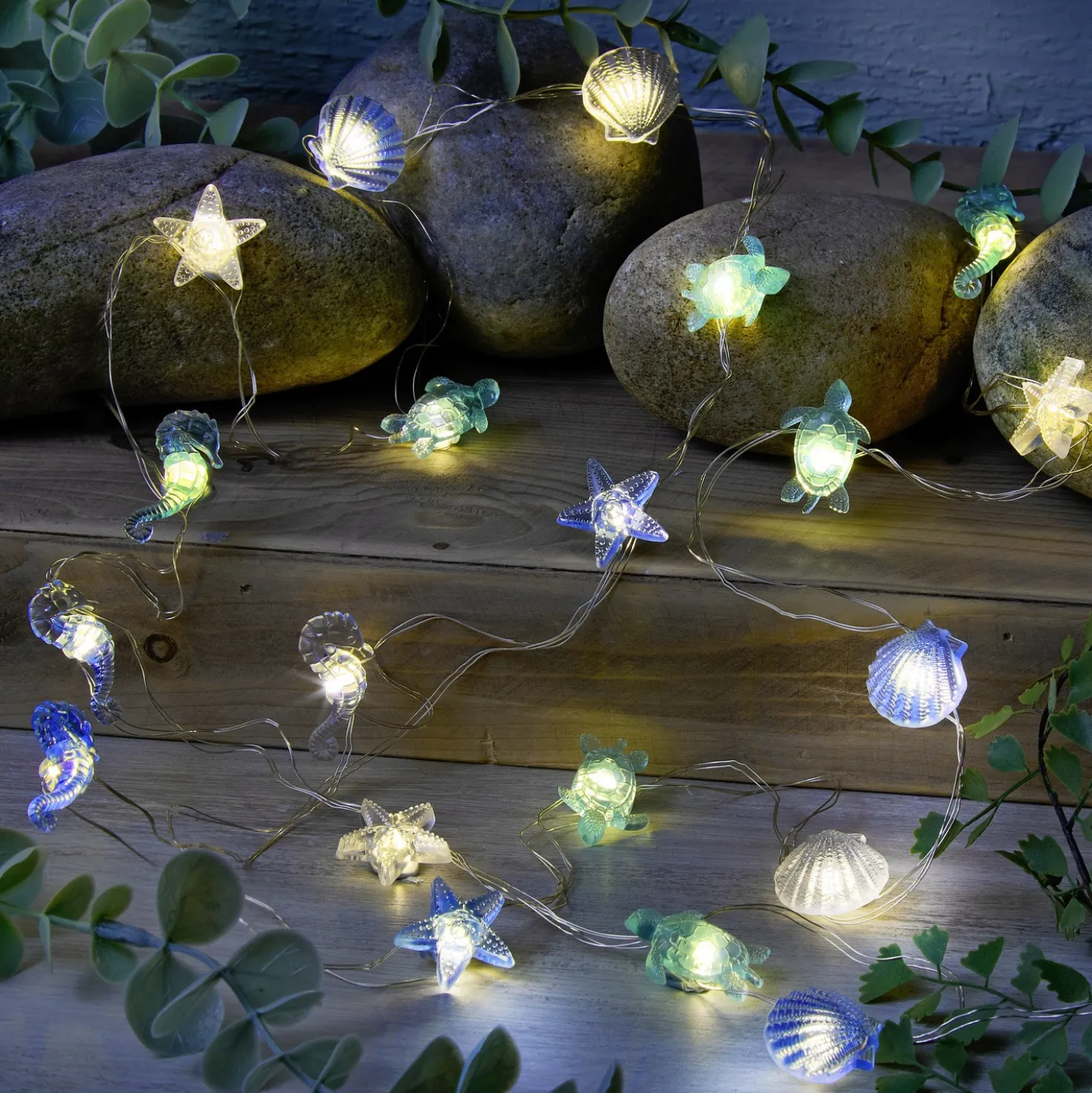 Solar-Lichterkette "Meerestiere"