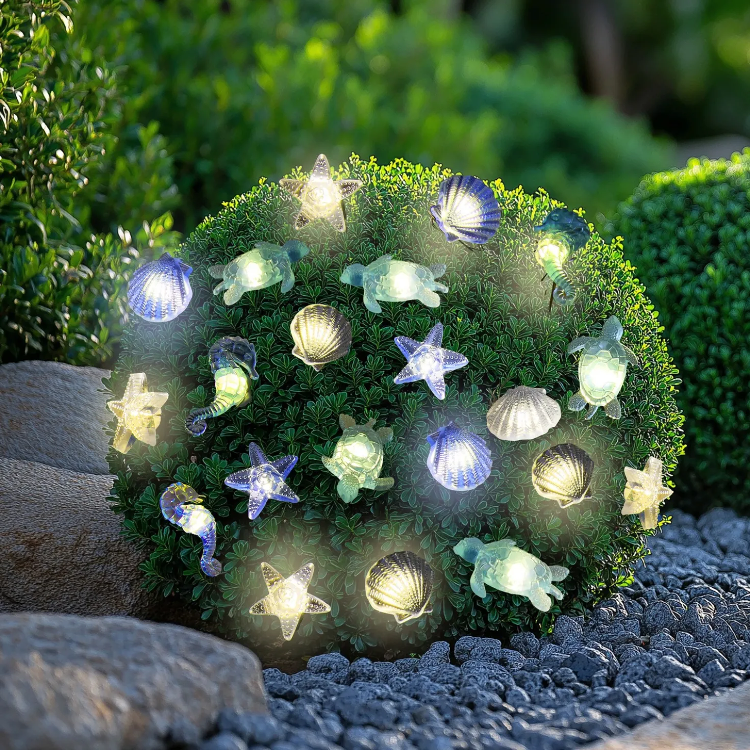 Solar-Lichterkette "Meerestiere"