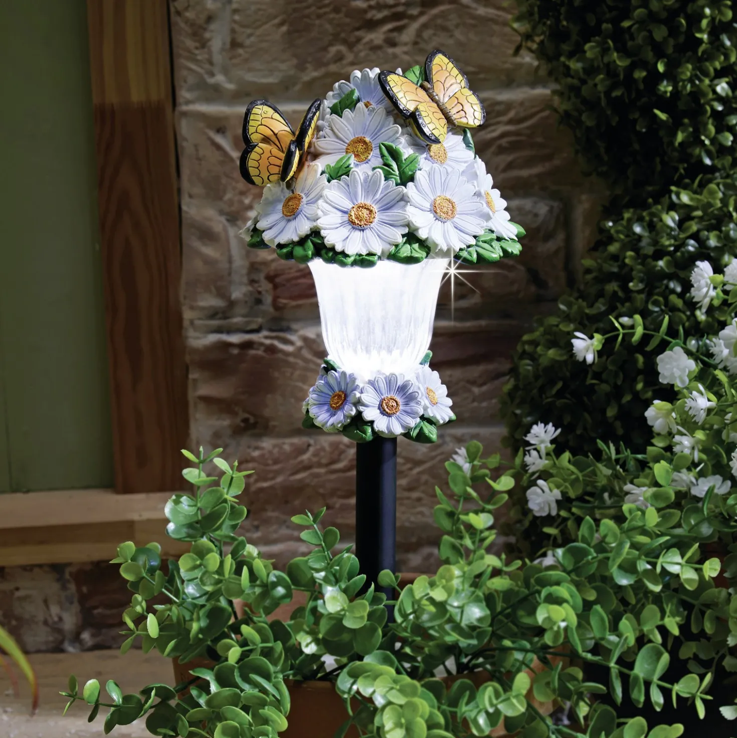 Solarstecker "Schmetterling & Blüten" Gainsborough