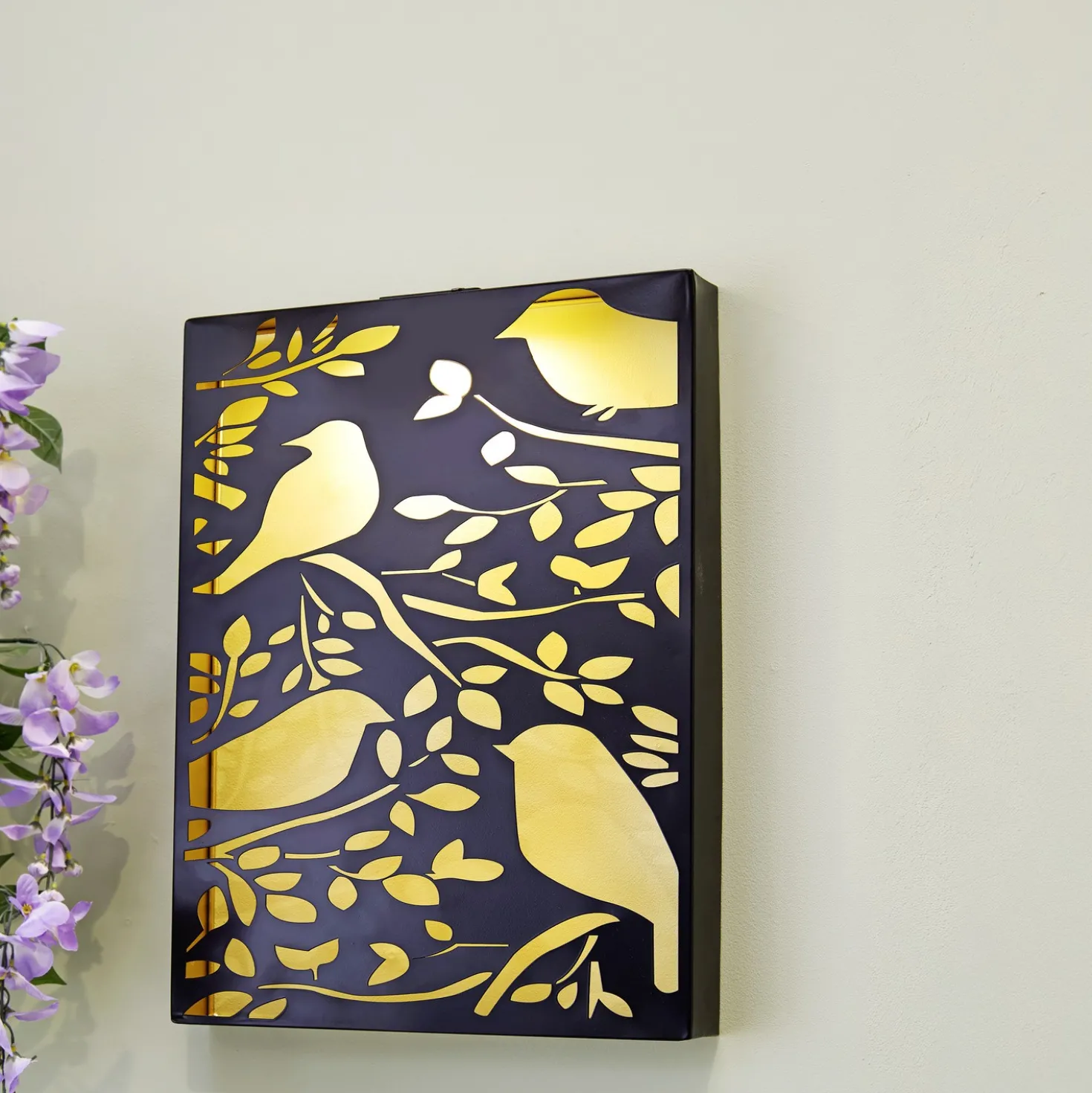Solar-Wanddeko "Vögel" Gainsborough