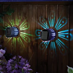 Solar-Wandleuchten "Blumen" 2er-Set Gainsborough